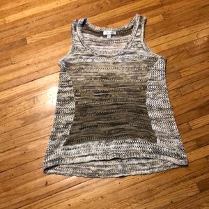 Knit tank top by Dress Barn